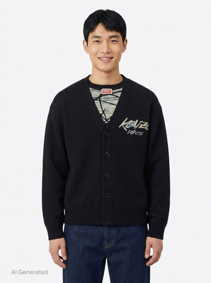 Futura Cardigan | Kenzo | Club21 - front