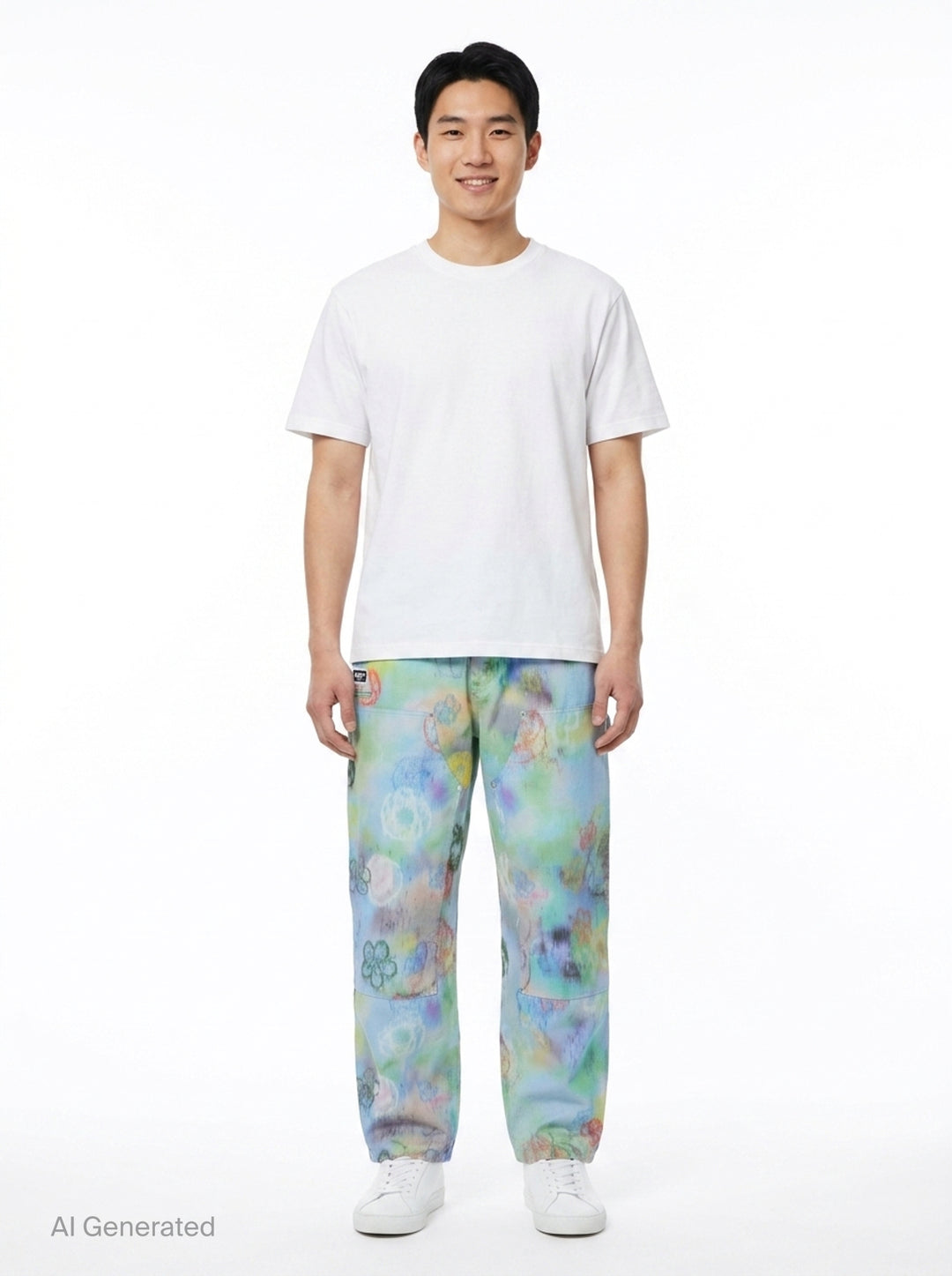 Futura Double Knee Pants | Kenzo | Club21 - front