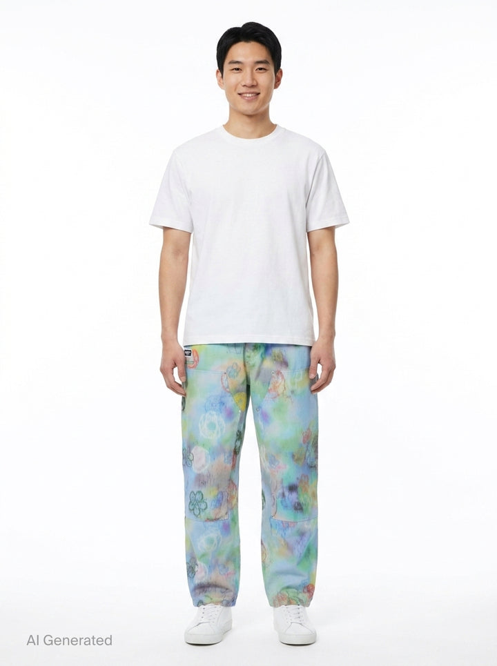 Futura Double Knee Pants | Kenzo | Club21 - front