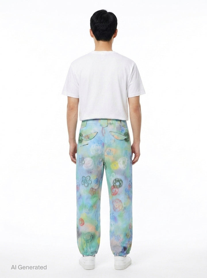 Futura Double Knee Pants | Kenzo | Club21 - back