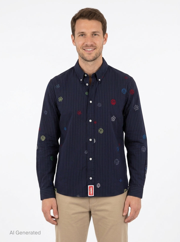 Futura Long Sleeve Casual Shirt | Kenzo | Club21 - front