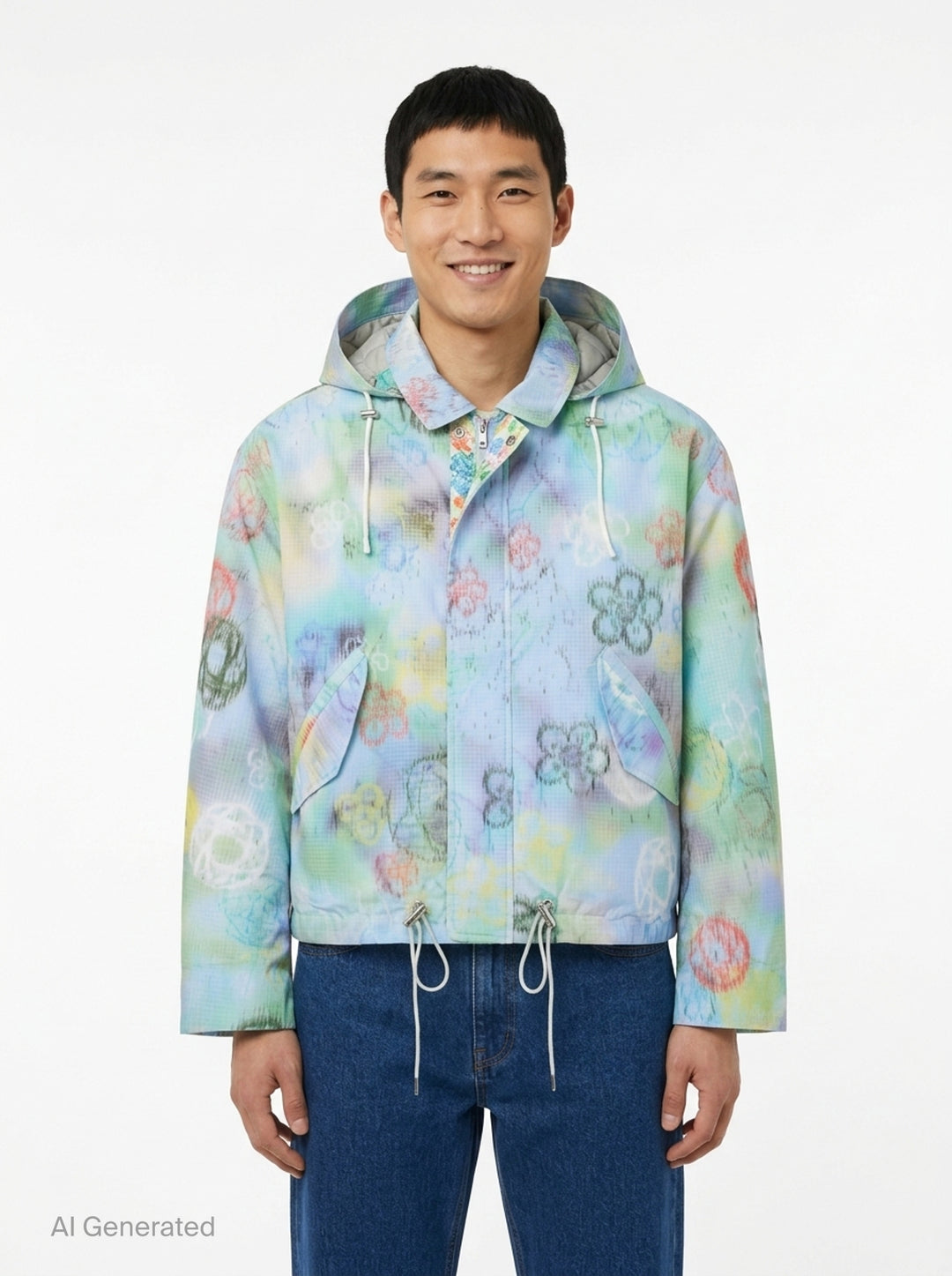 Futura Short Parka | Kenzo | Club21 - front