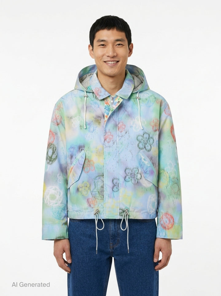 Futura Short Parka | Kenzo | Club21 - front