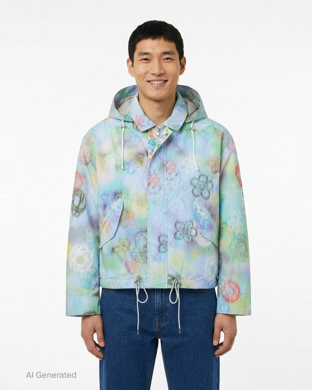 Futura Short Parka | Kenzo | Club21 - front