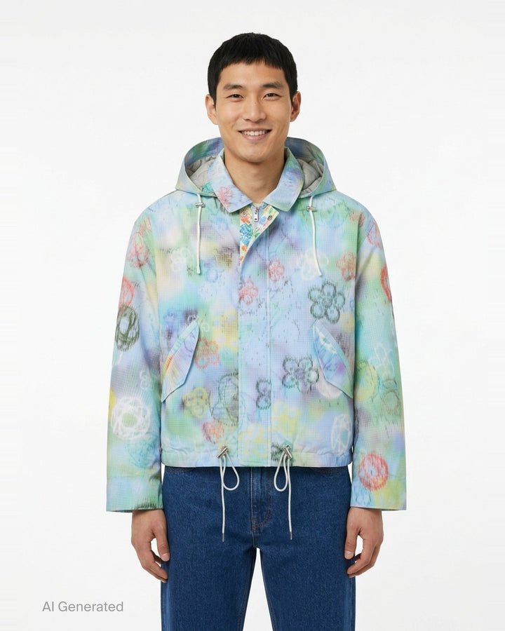 Futura Short Parka | Kenzo | Club21 - front