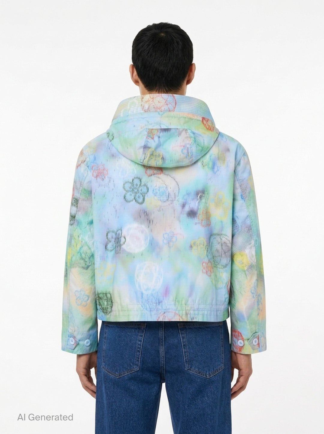 Futura Short Parka | Kenzo | Club21 - back
