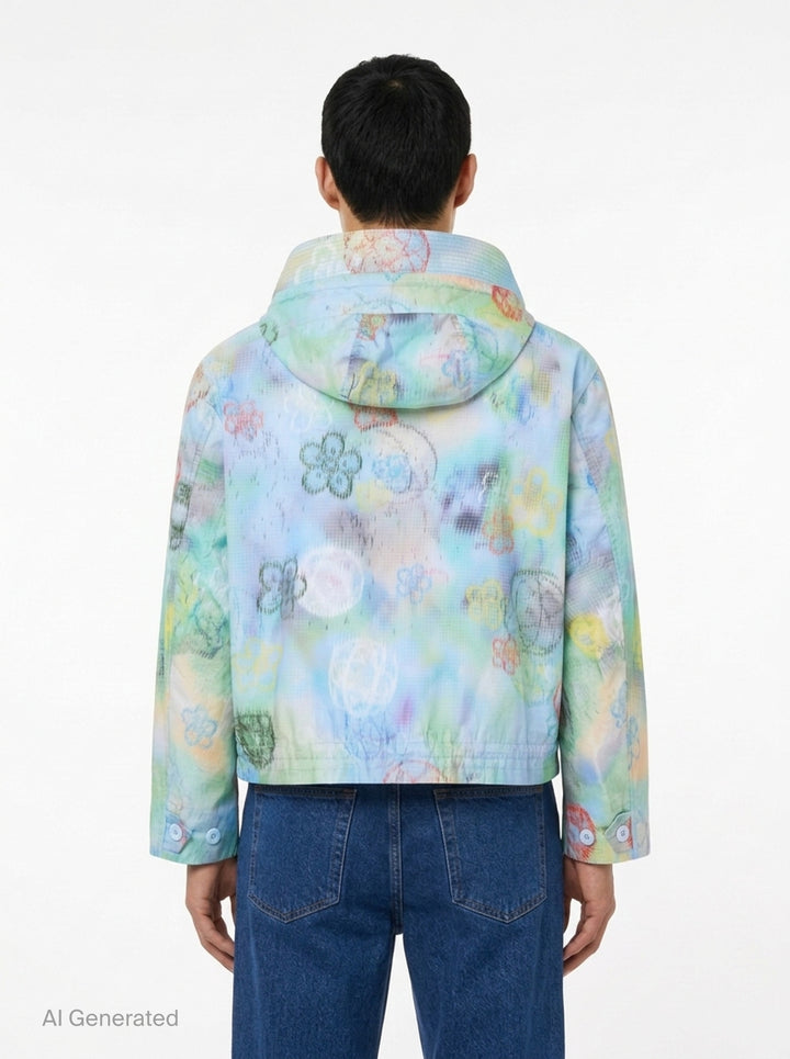 Futura Short Parka | Kenzo | Club21 - back
