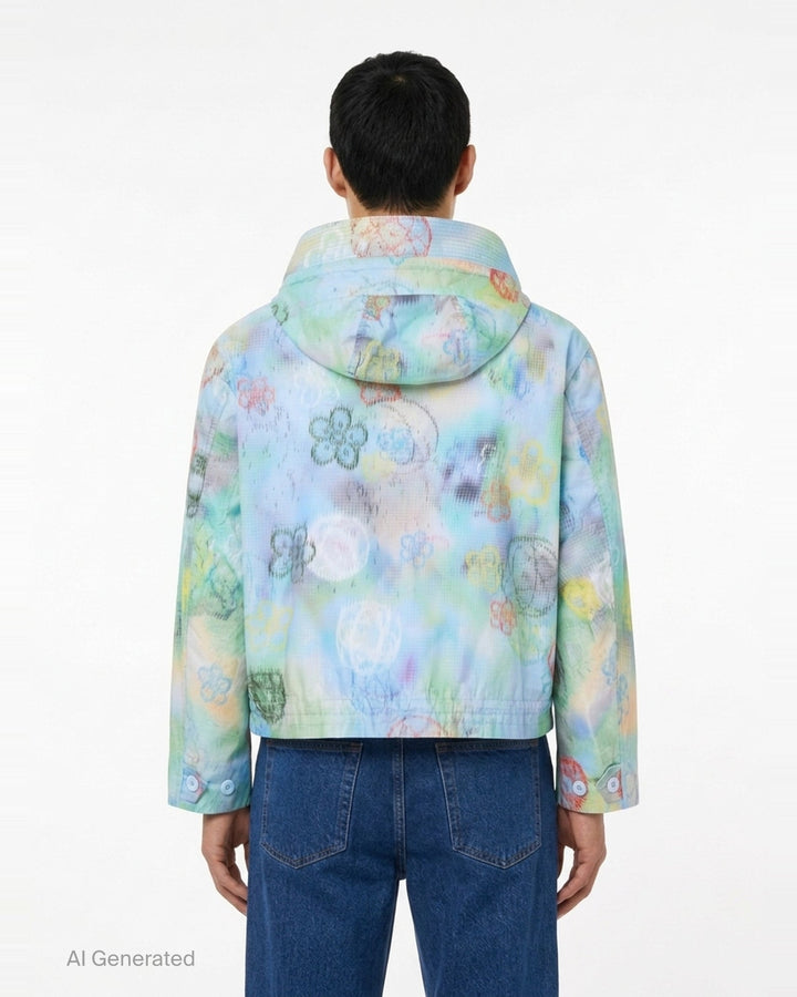 Futura Short Parka | Kenzo | Club21 - back