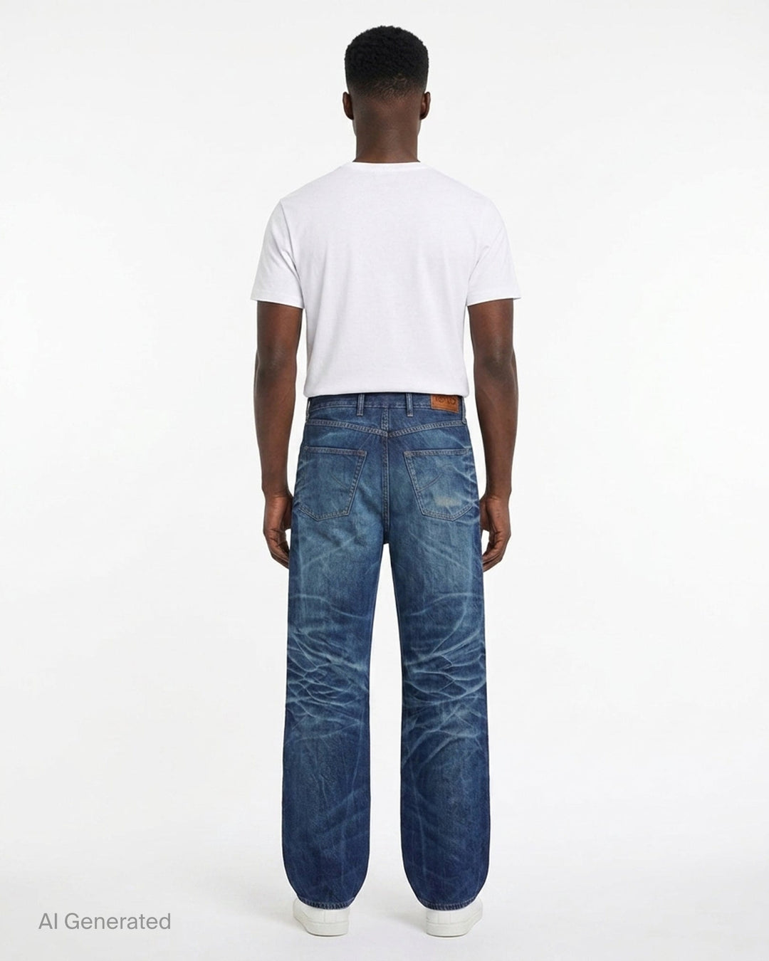 Turn Up Wide Fit Jeans | Kenzo | Club21 - back