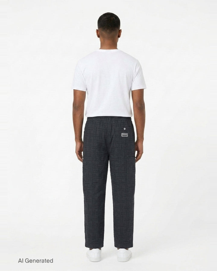 Weave Cargo Jogger Pants | Kenzo | Club21 - back