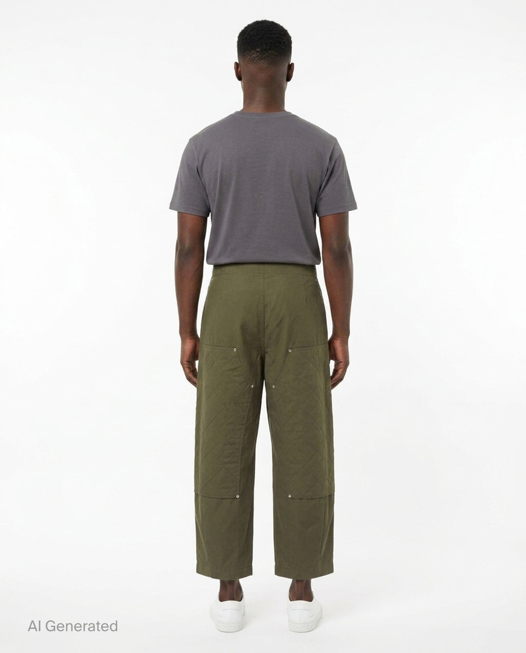 Weave Double Knee Pants | Kenzo | Club21 - back