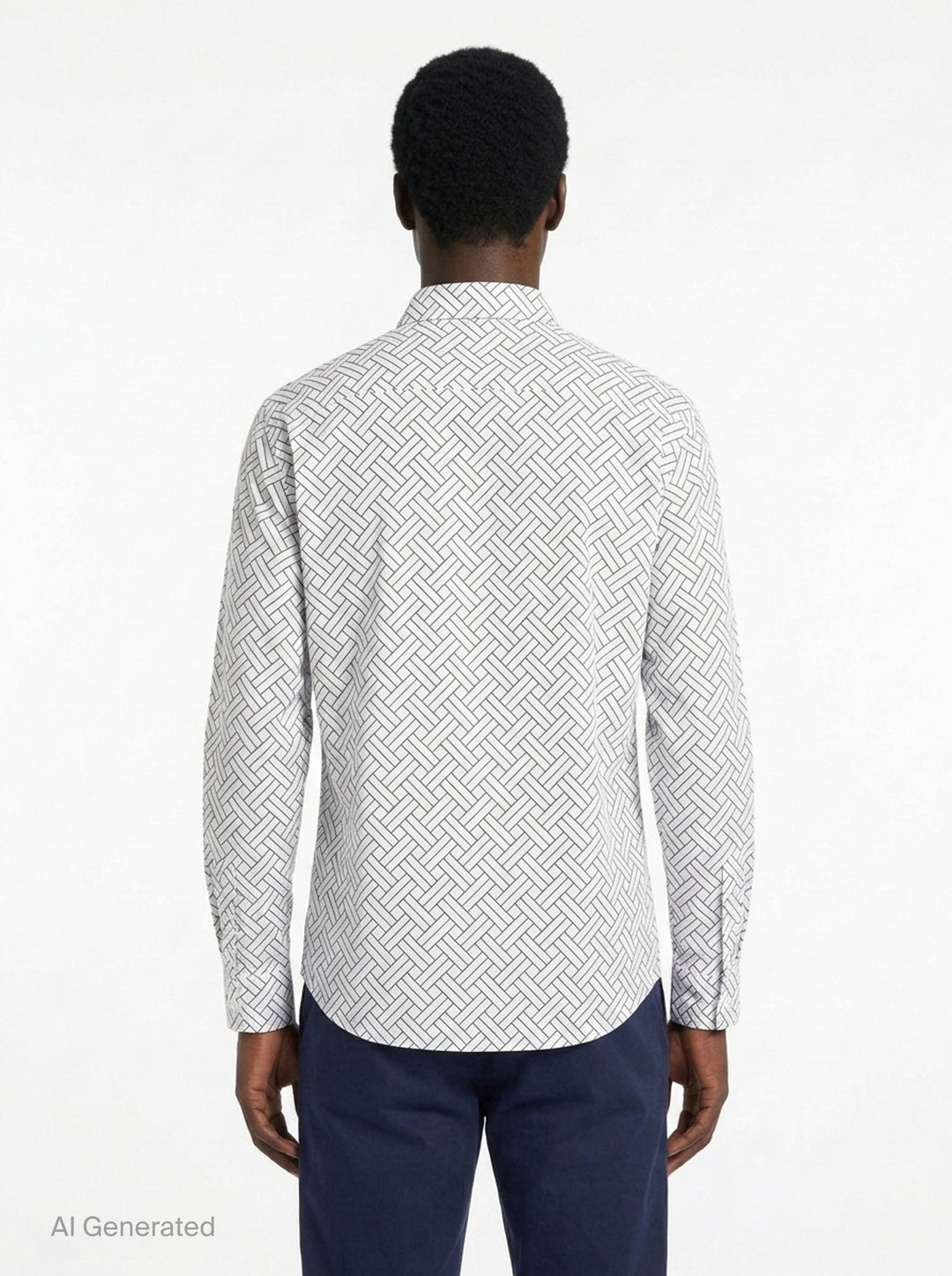 Weave Regular Shirt | Kenzo | Club21 - back
