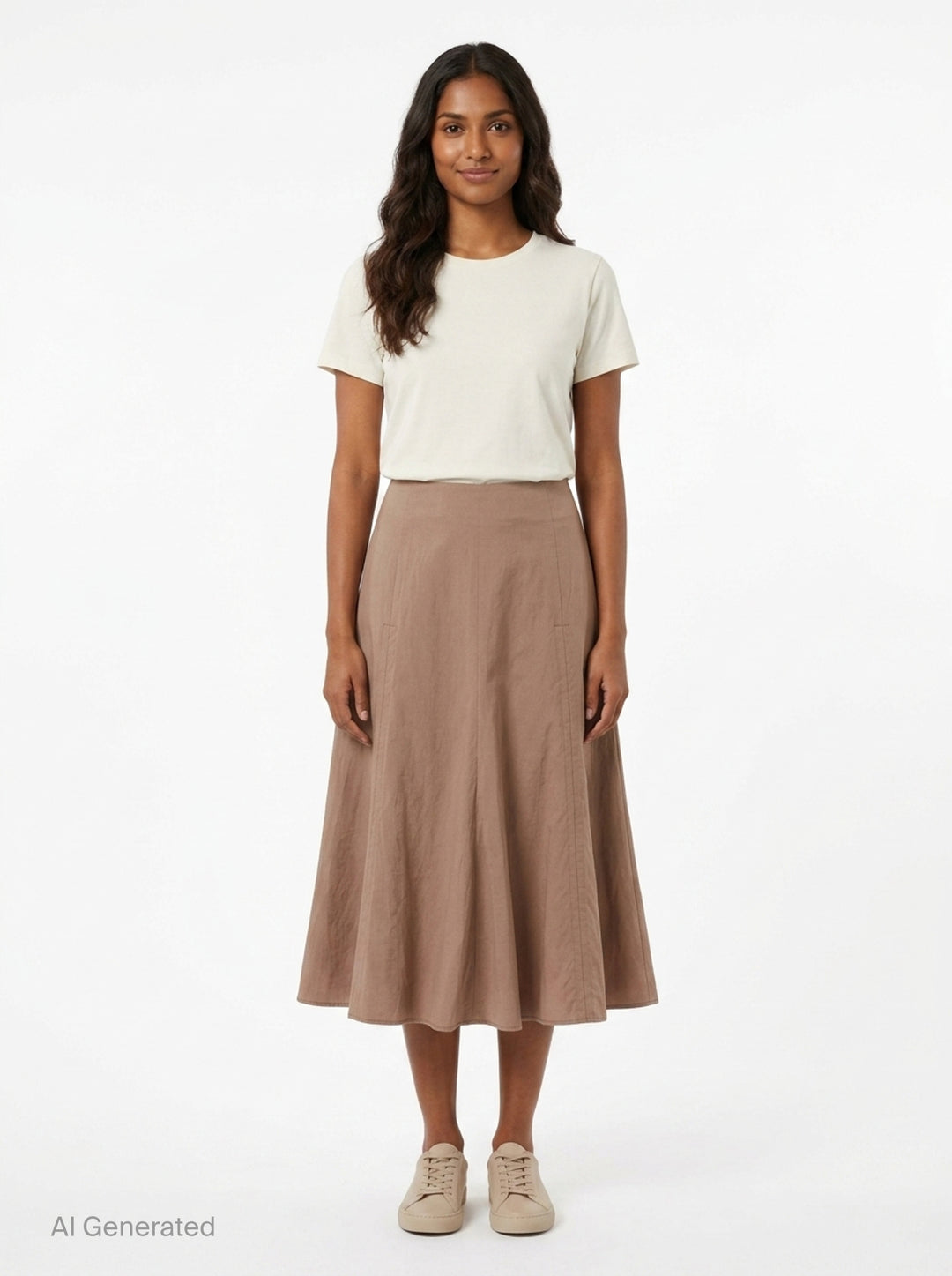 A-Line Midi Skirt | Kumann YHJ | Club21 - front