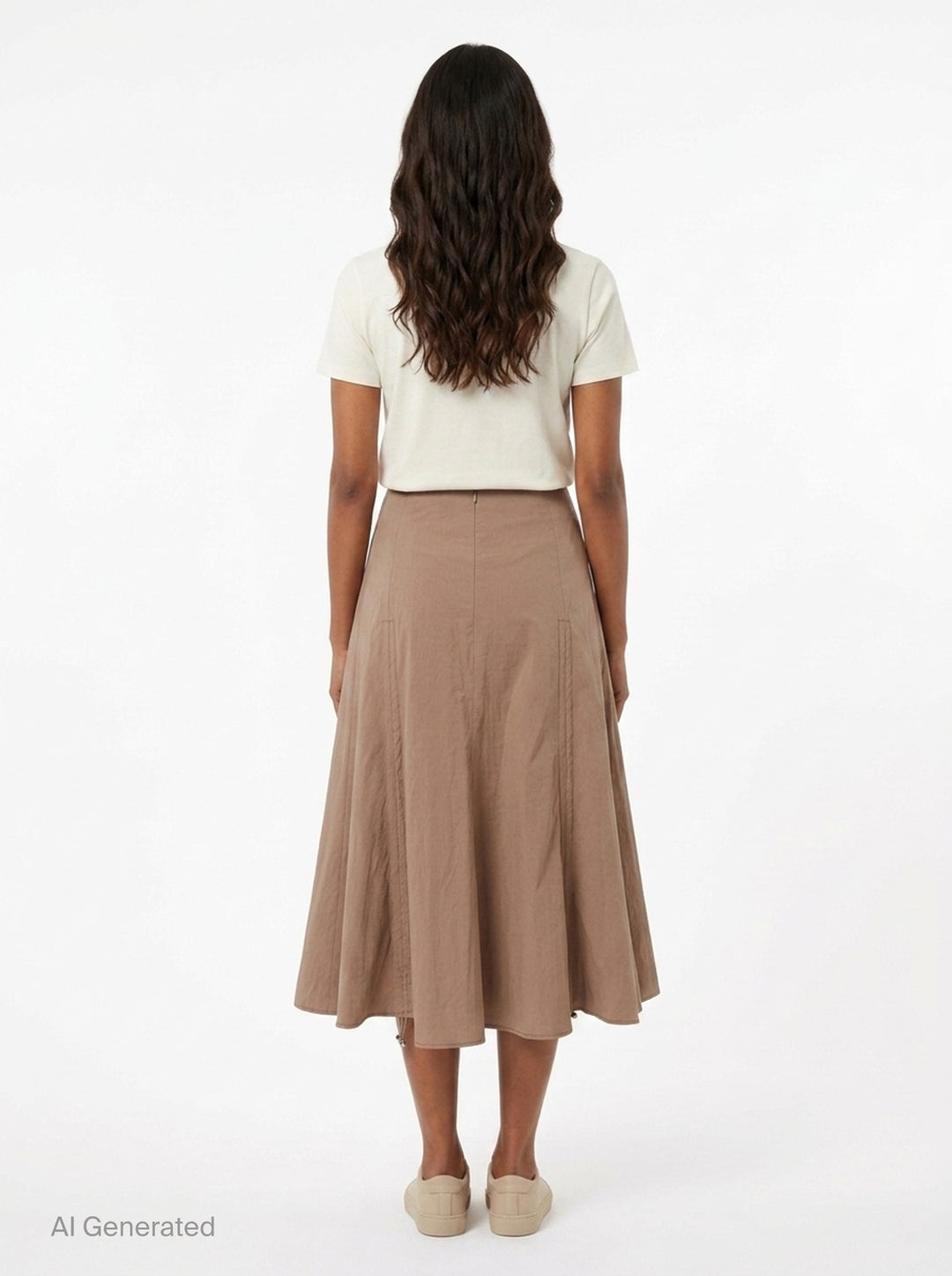 A-Line Midi Skirt | Kumann YHJ | Club21 - back