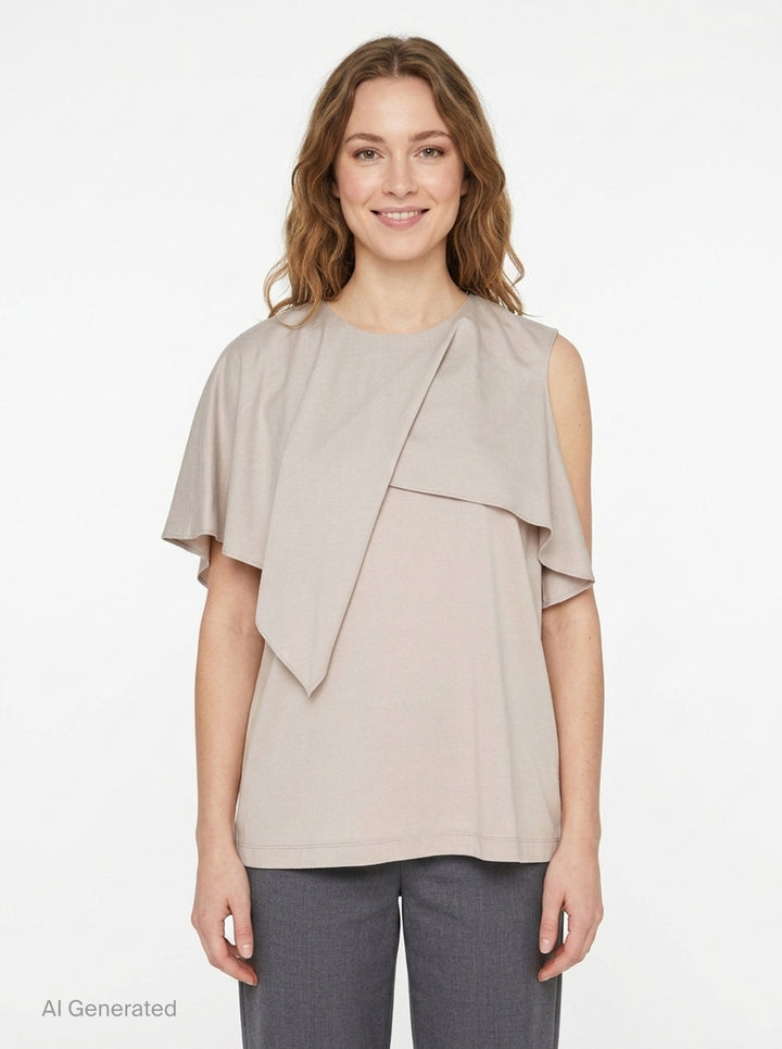 Jersey Cape-Style Tee | Kumann YHJ | Club21 - front