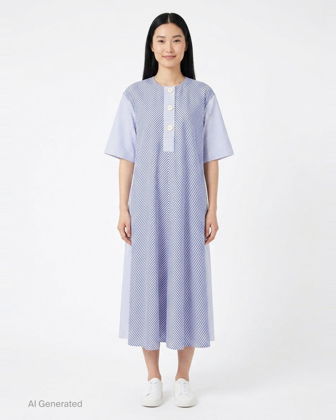 Ivy Stripe Shirt Dress | Lee Mathews | Club21 - front