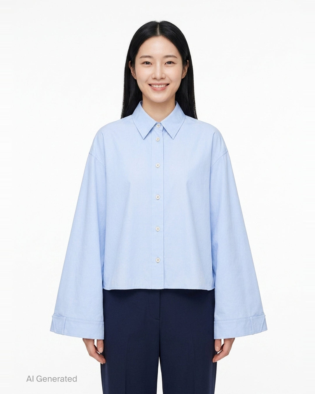 Rennie Cropped Shirt | Lee Mathews | Club21 - front