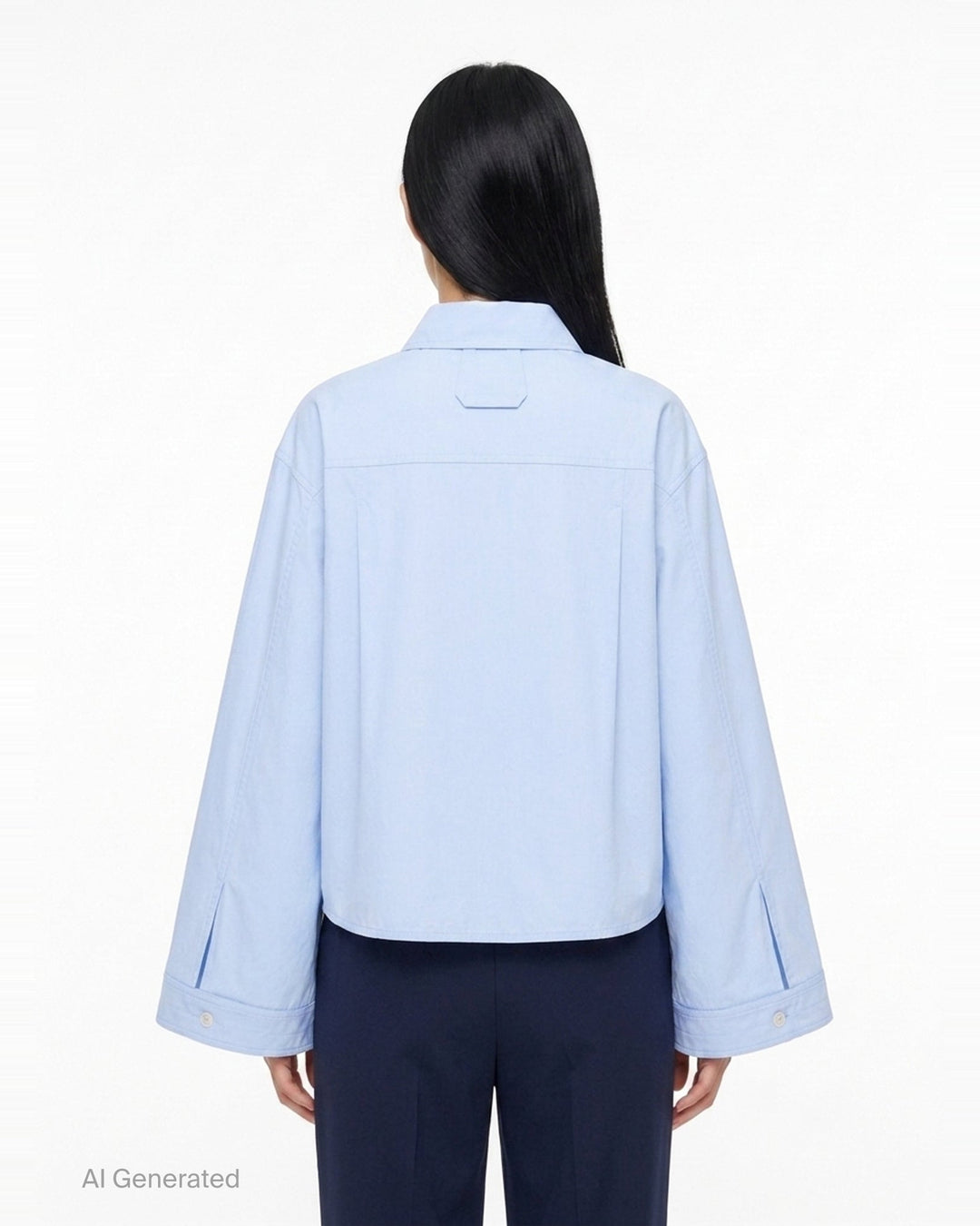 Rennie Cropped Shirt | Lee Mathews | Club21 - back