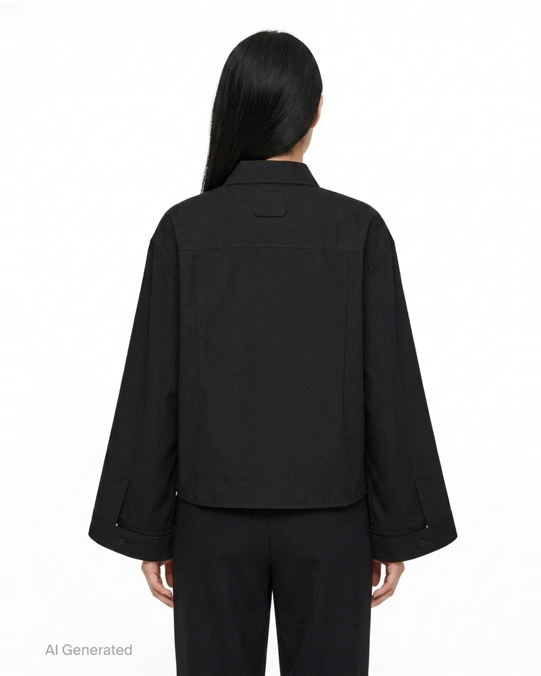 Rennie Cropped Shirt | Lee Mathews | Club21 - back