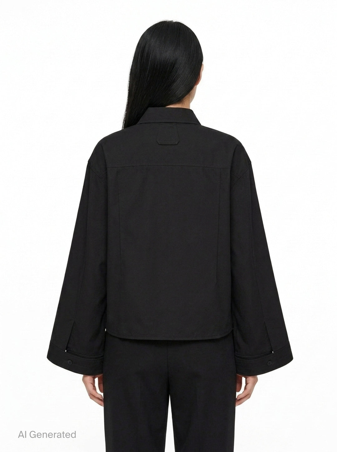 Rennie Cropped Shirt | Lee Mathews | Club21 - back