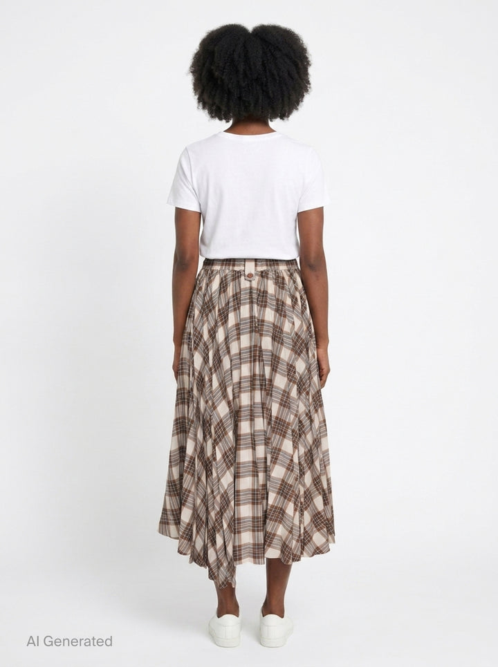 Rowan Pleat Skirt | Lee Mathews | Club21 - back