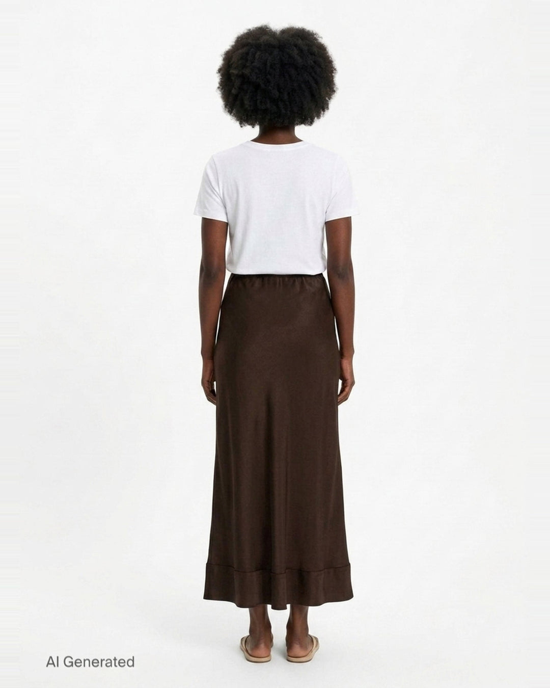Stella Silk Satin Skirt | Lee Mathews | Club21 - back