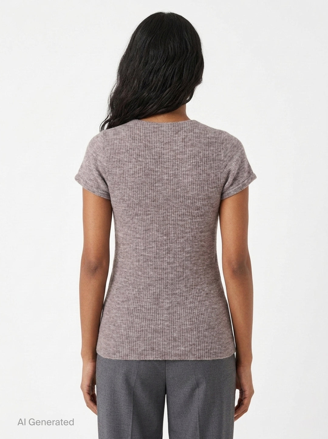 Thea Short Sleeve Knit Top | Lee Mathews | Club21 - back