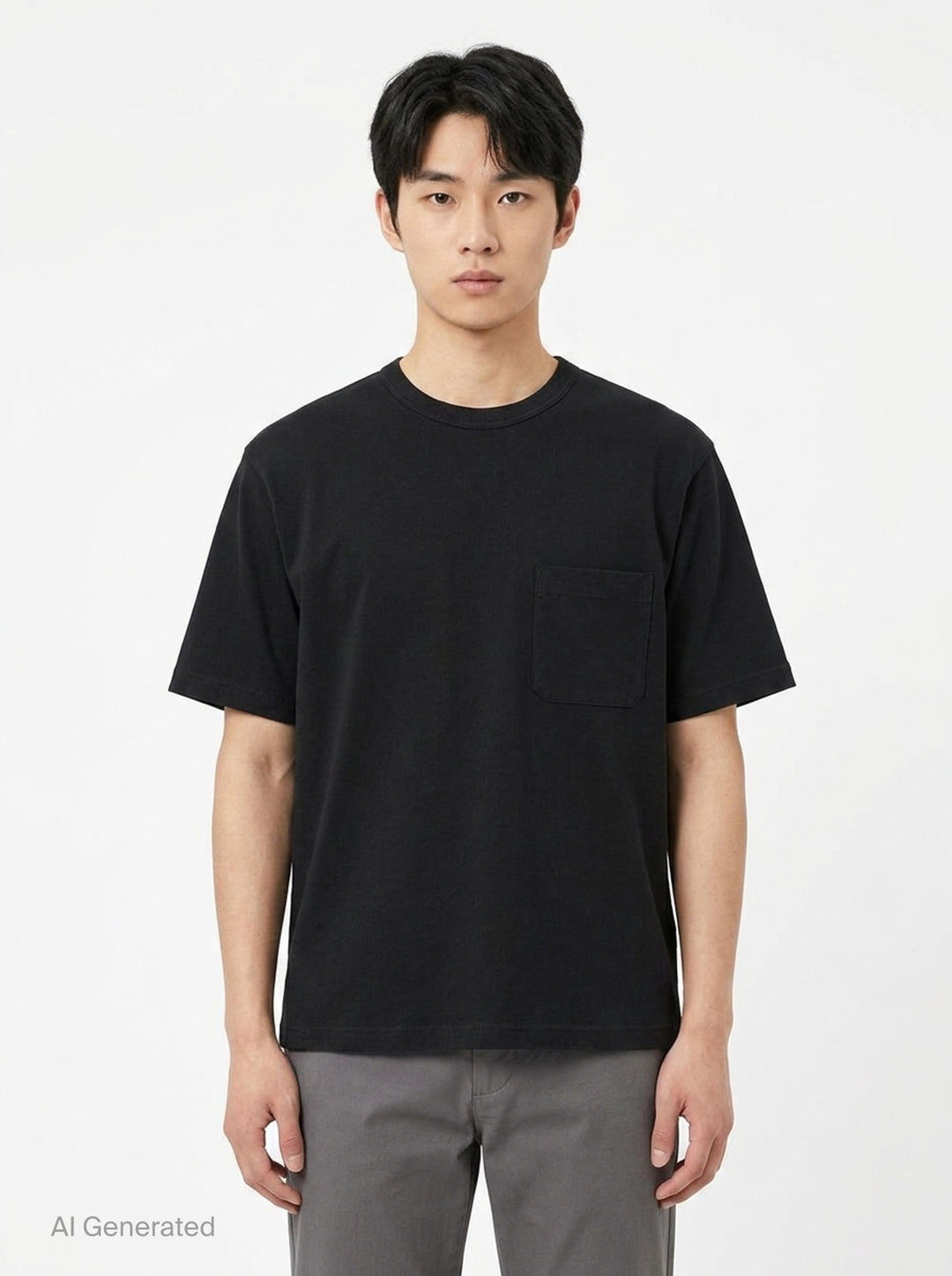 Boxy Compact Cotton Tee | Lemaire | Club21 - front