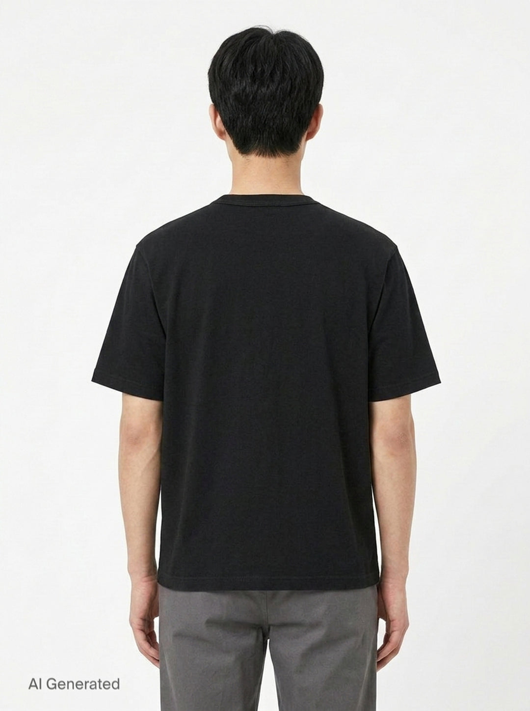 Boxy Compact Cotton Tee | Lemaire | Club21 - back