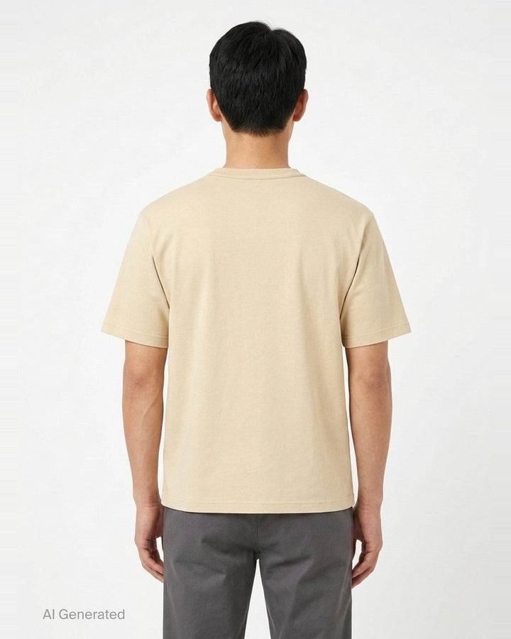 Boxy Compact Cotton Tee | Lemaire | Club21 - back