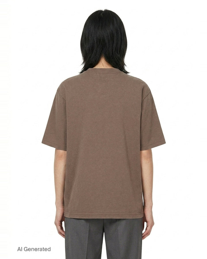 Rib Jersey T-Shirt | Lemaire | Club21 - back