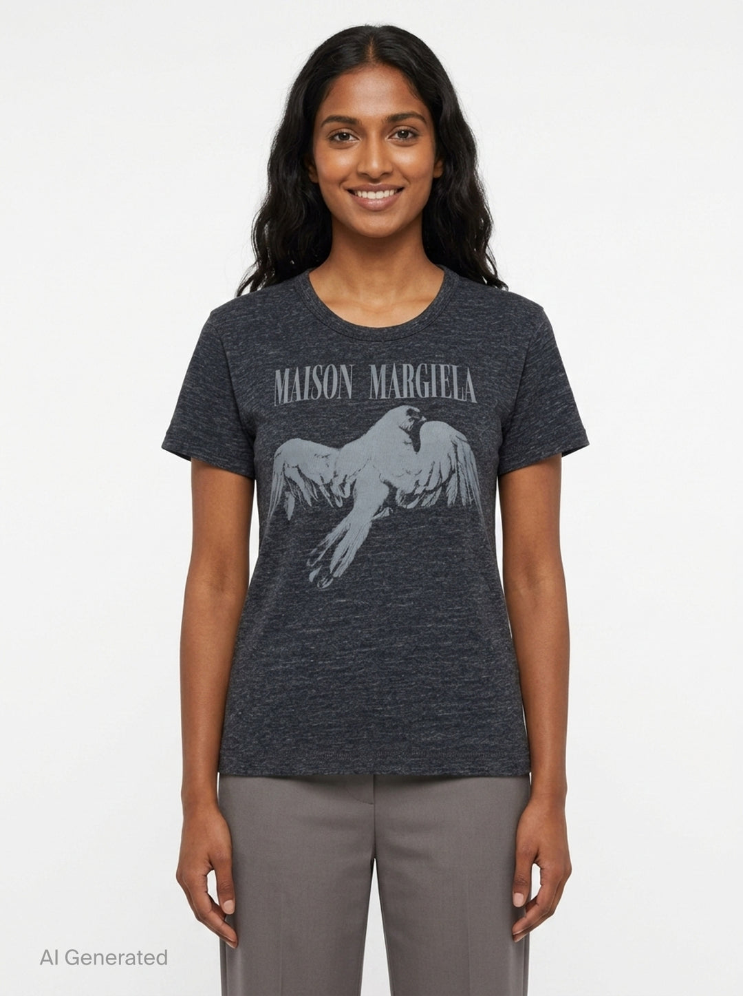 Bird Fitted Makò Tee | Maison Margiela | Club21 - front