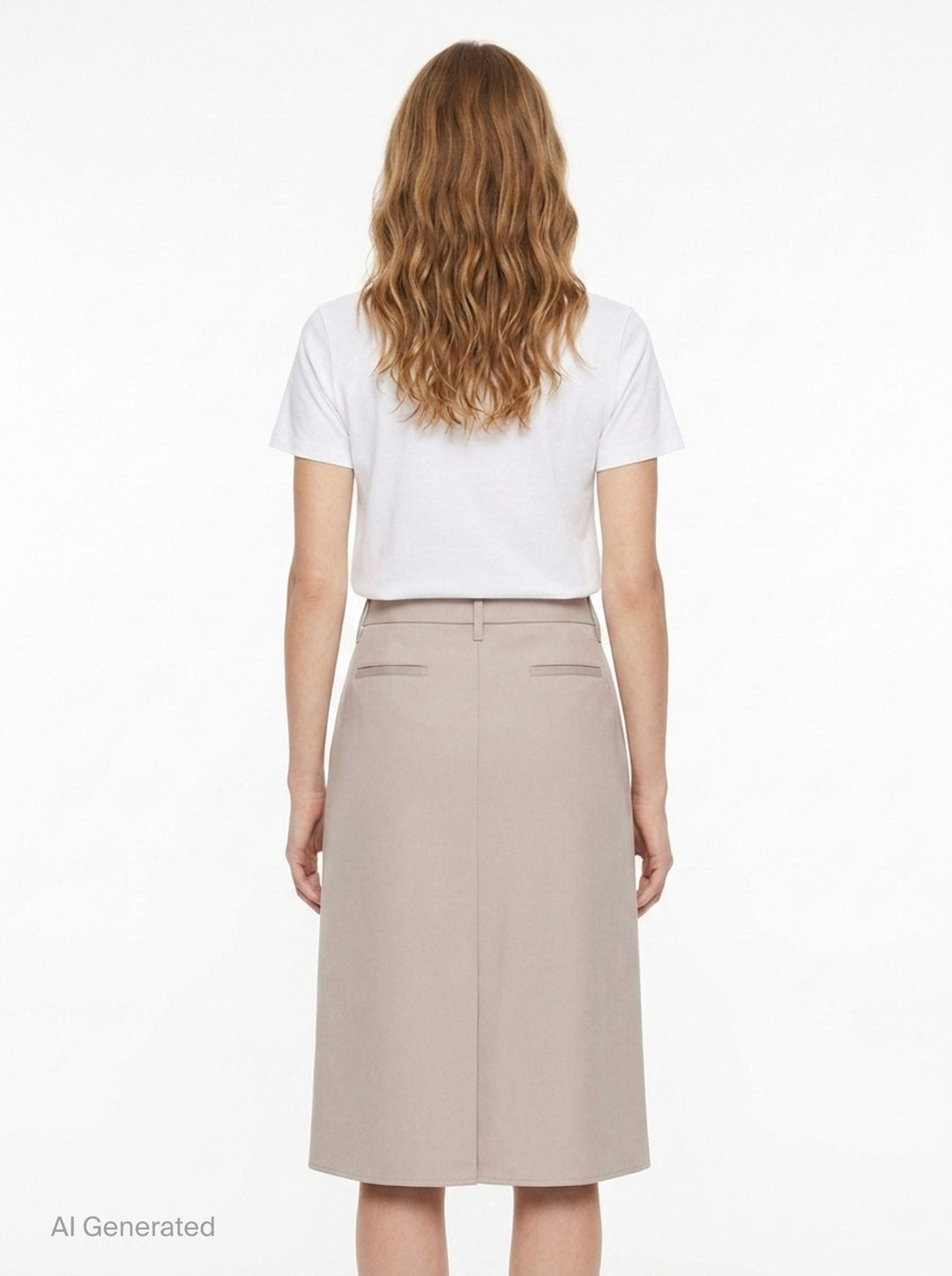 Cotton Twill Wrap Skirt | Maison Margiela | Club21 - back