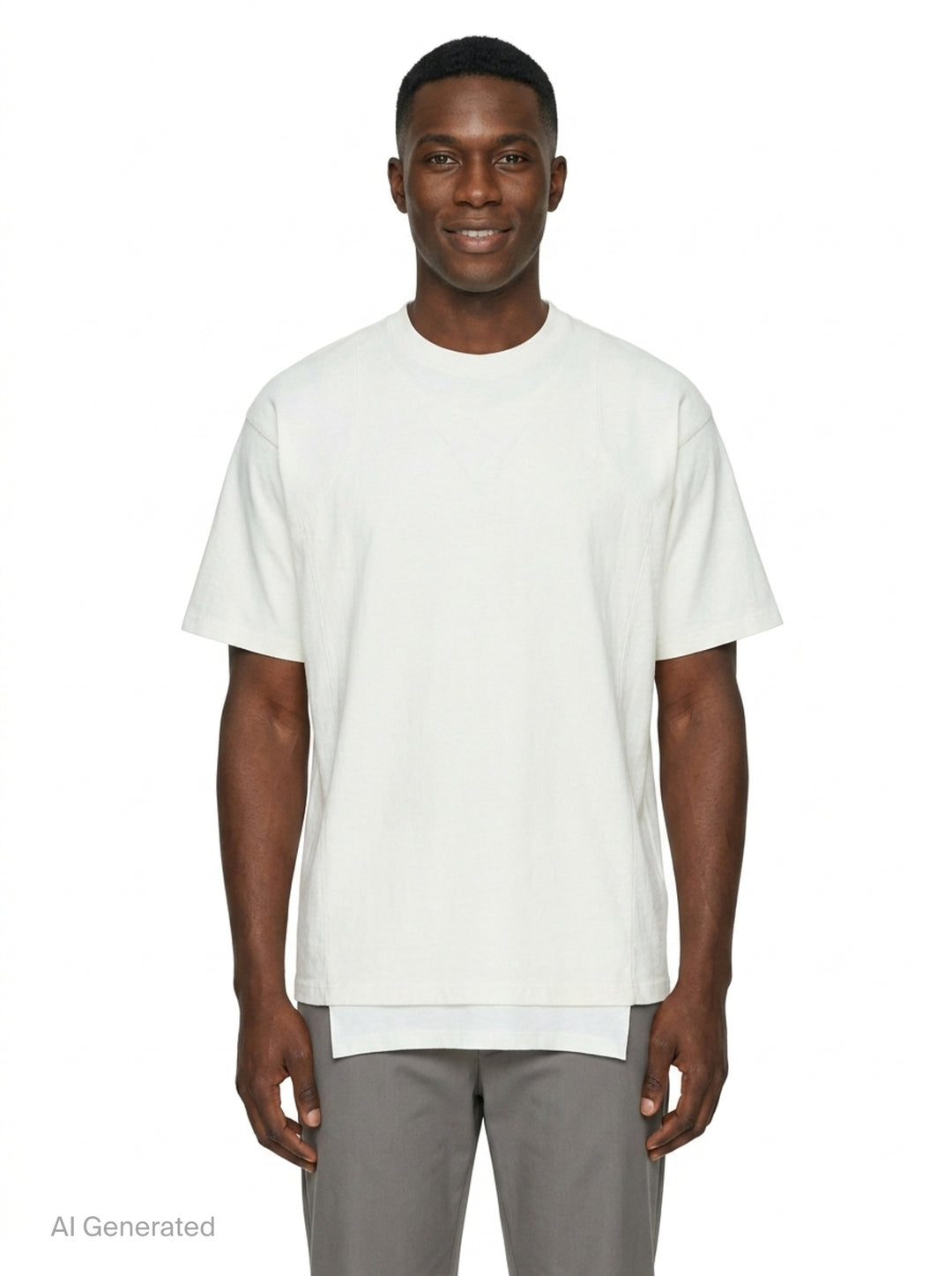 Double Layer Short Sleeve Tee | Maison Margiela | Club21 - front