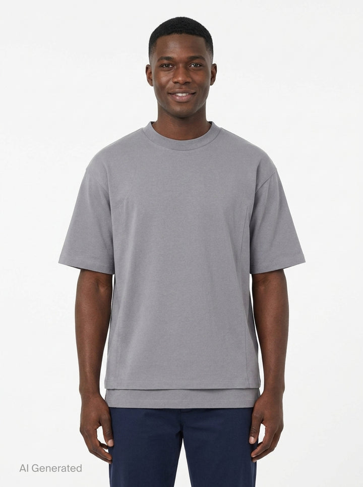Double Layer Short Sleeve Tee | Maison Margiela | Club21 - front