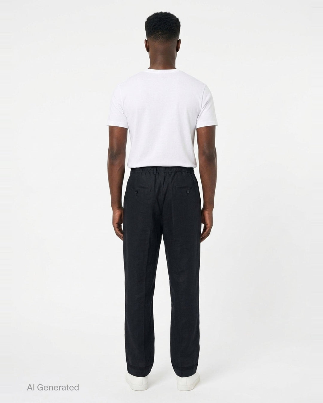 Drawstring Tapered Pants | Maison Margiela | Club21 - back