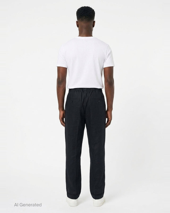Drawstring Tapered Pants | Maison Margiela | Club21 - back