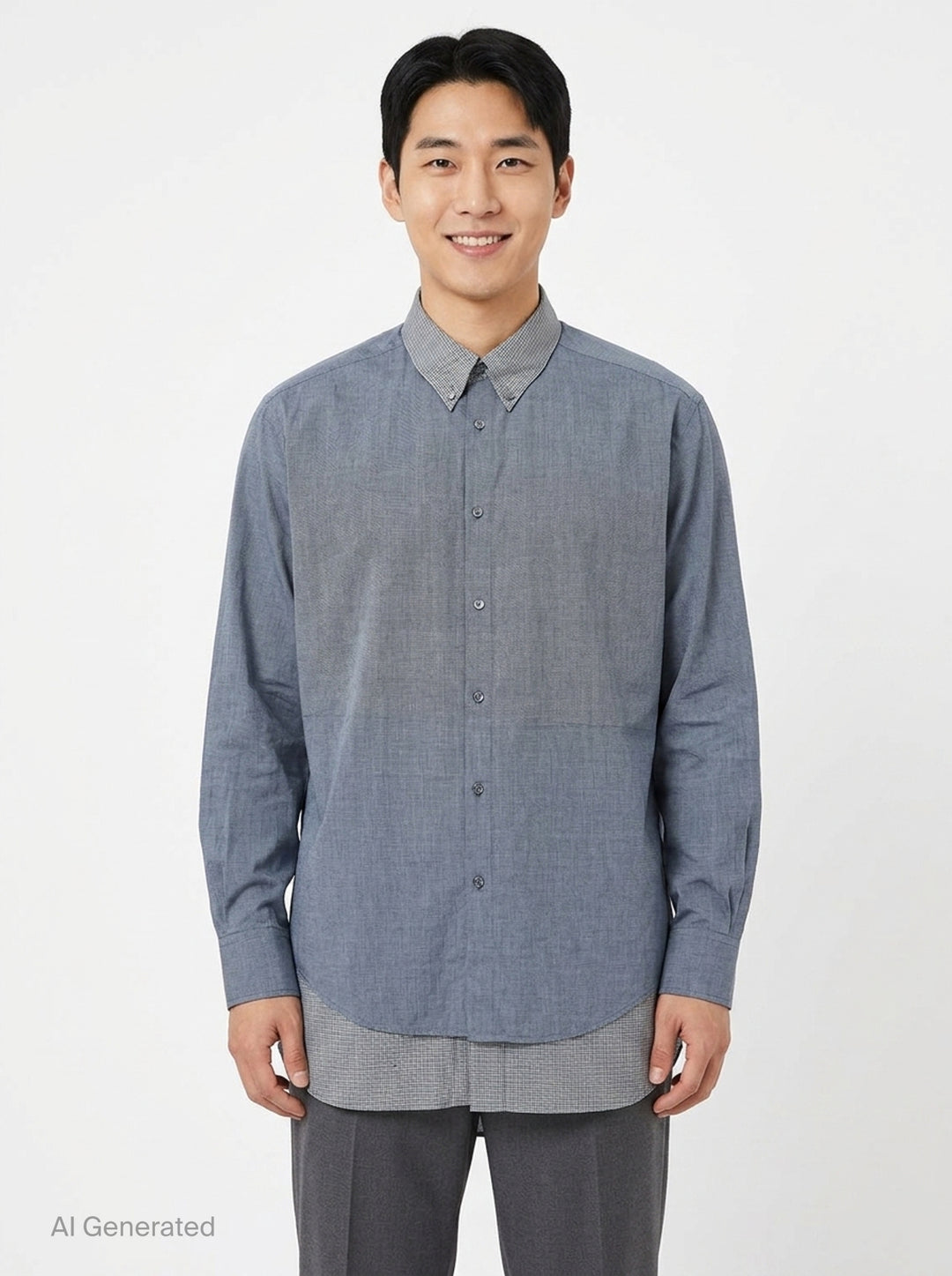 Long Sleeve Button-Down Shirt | Maison Margiela | Club21 - front