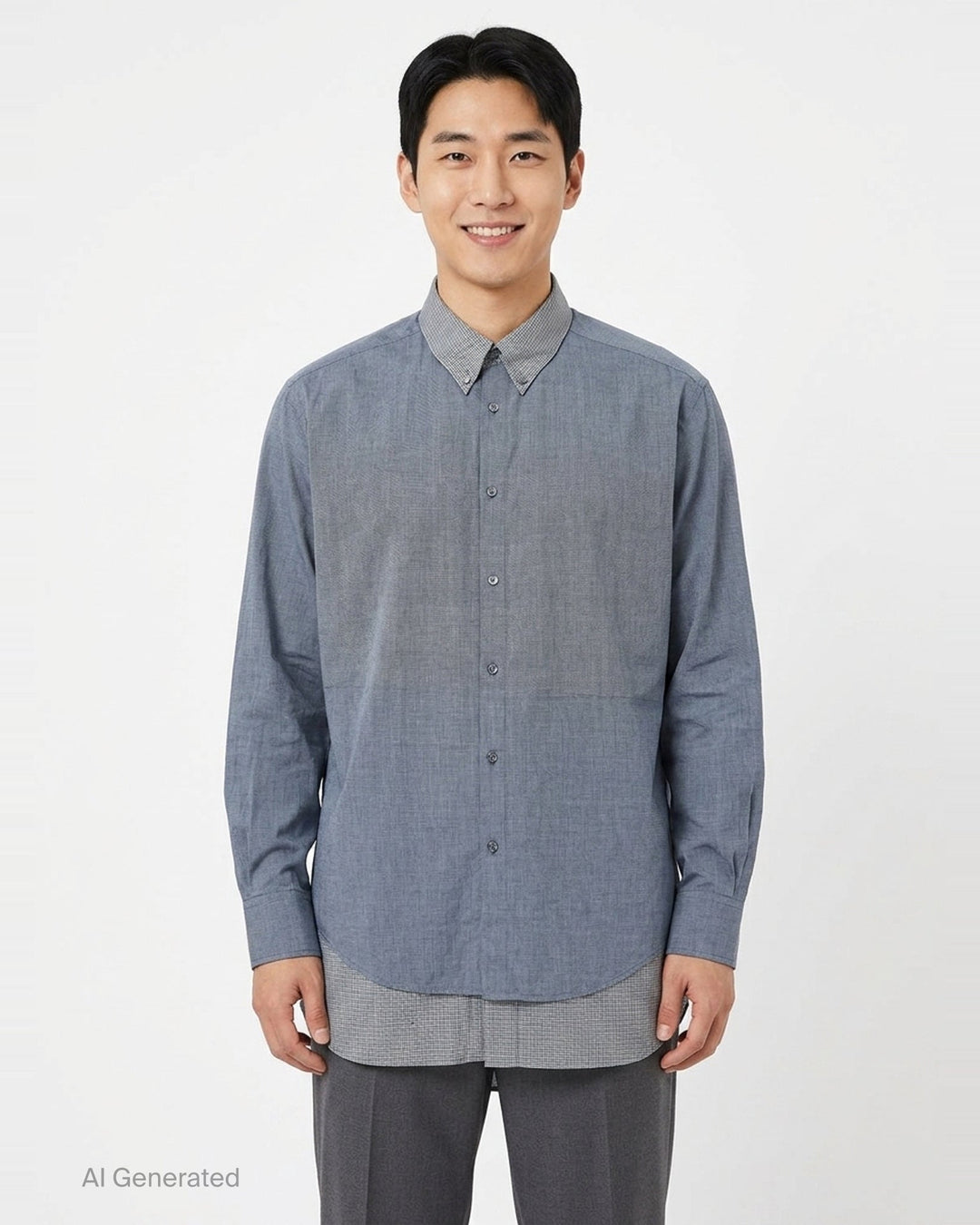 Long Sleeve Button-Down Shirt | Maison Margiela | Club21 - front