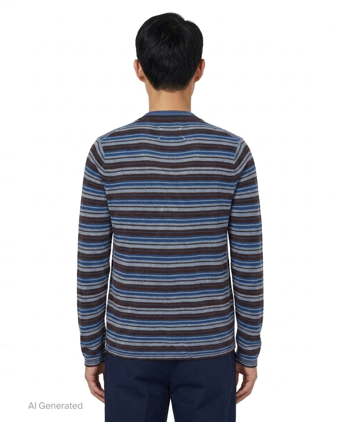 Multistripe Knit Cardigan | Maison Margiela | Club21 - back