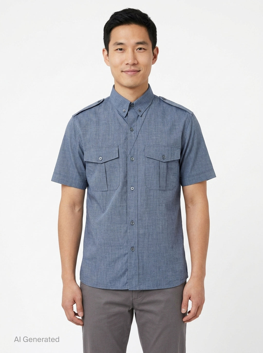 Short Sleeve Military Shirt | Maison Margiela | Club21 - front