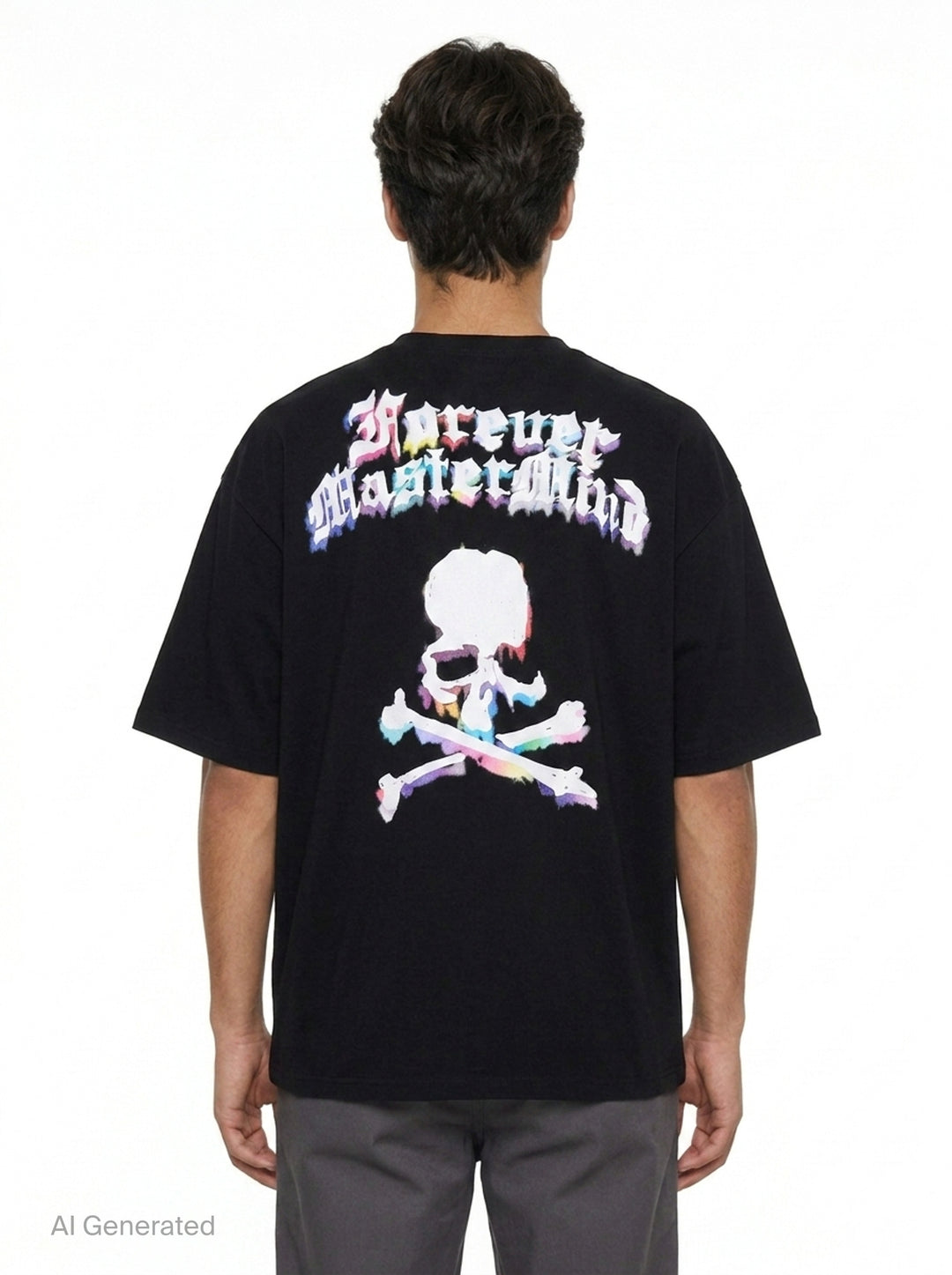 Aurora Boxy Short Sleeve Tee | Mastermind Japan | Club21 - back