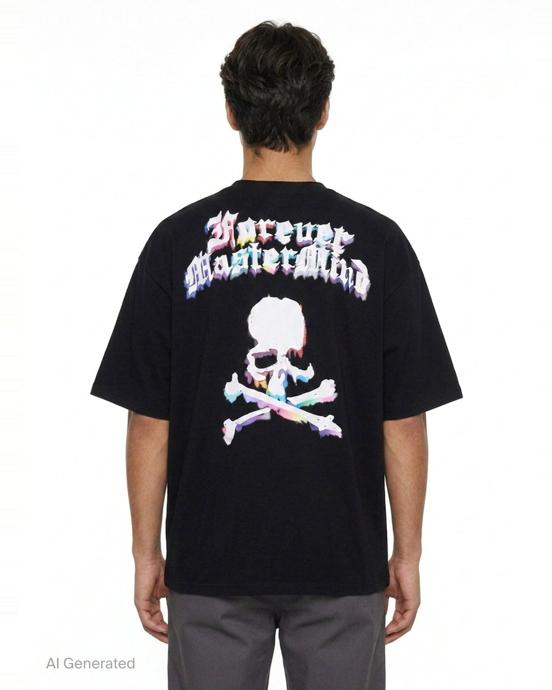 Aurora Boxy Short Sleeve Tee | Mastermind Japan | Club21 - back