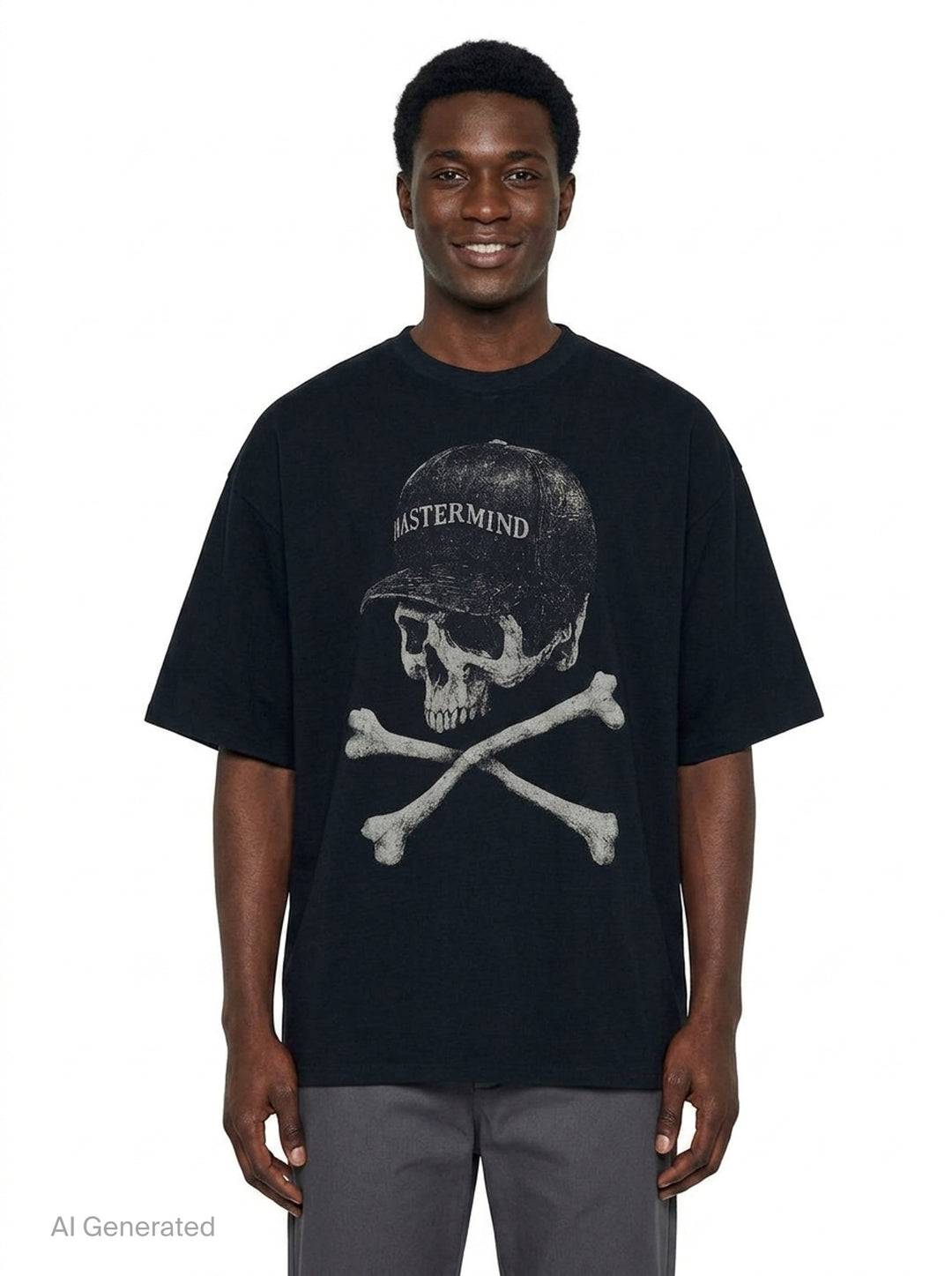 Vintage Rock Boxy Short Sleeve Tee | Mastermind | Club21 - front