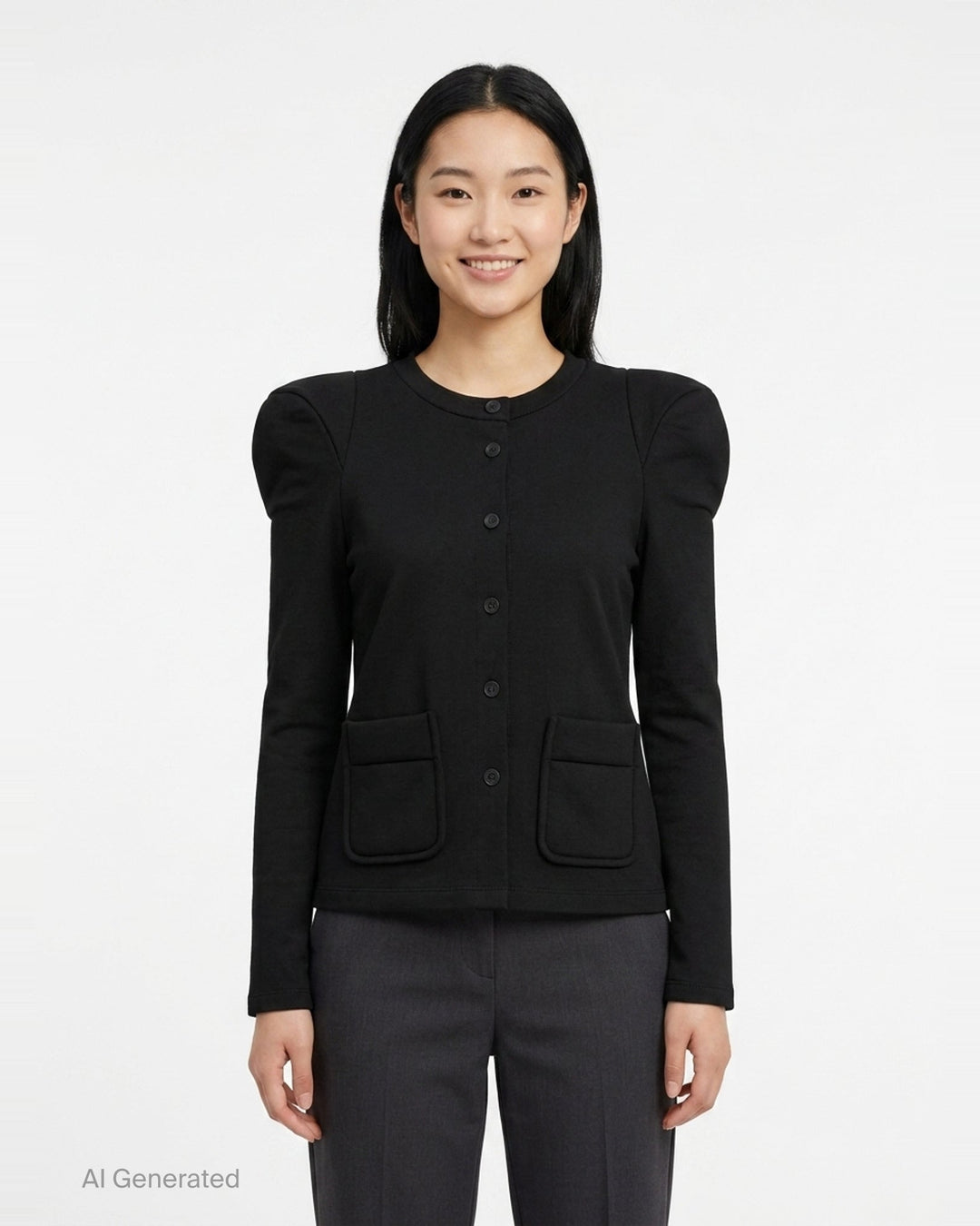 Foamy Shoulder Cardigan | Melitta Baumeister | Club21 - front