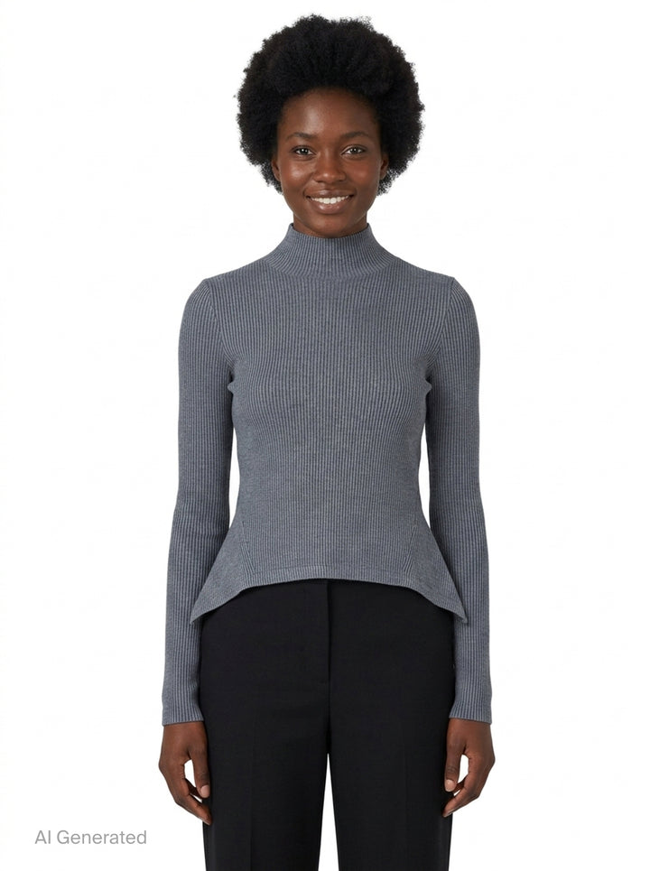 Pointy Turtleneck Sweater | Melitta Baumeister | Club21 - front