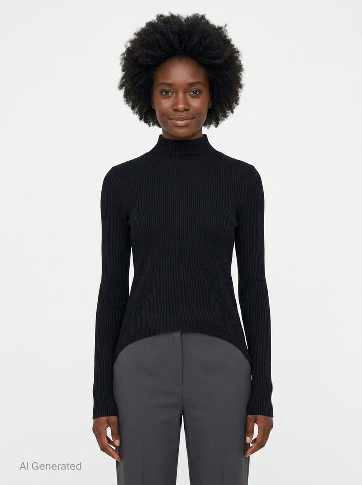 Pointy Turtleneck Sweater | Melitta Baumeister | Club21 - front