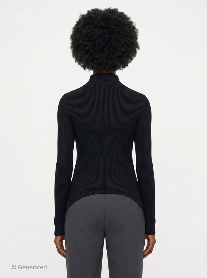 Pointy Turtleneck Sweater | Melitta Baumeister | Club21 - back