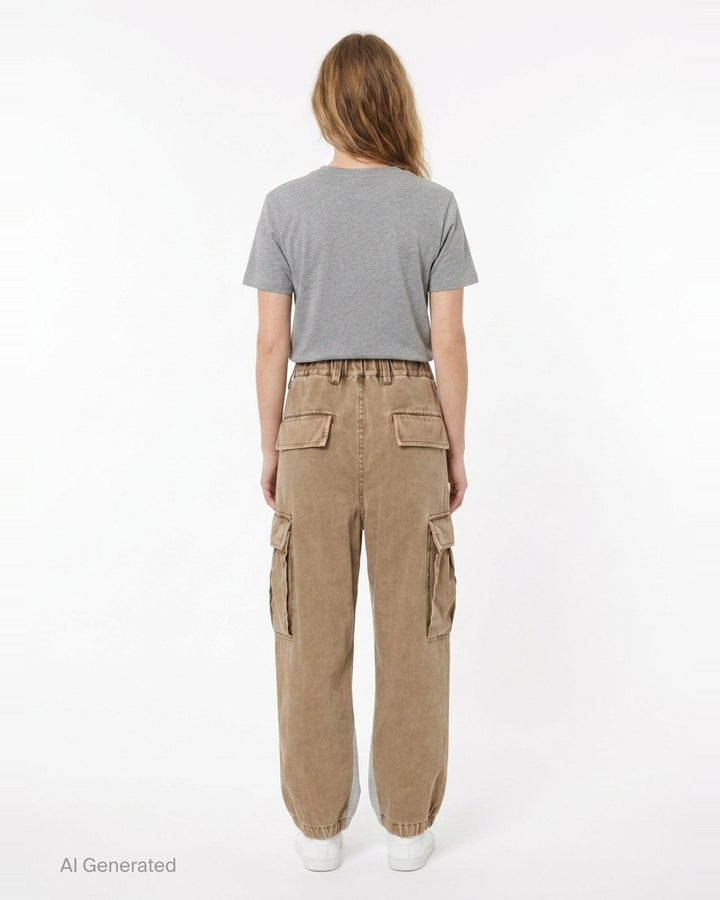 Combined Cargo Sweatpants | Mihara Yasuhiro | Club21 - back