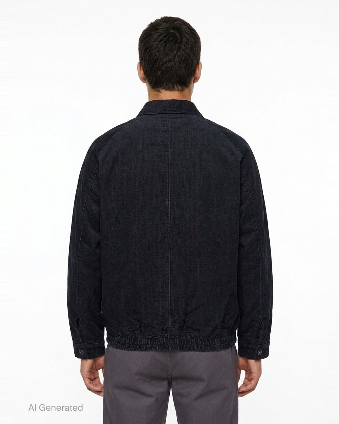 Corduroy Zip Blouson | Mihara Yasuhiro | Club21 - back